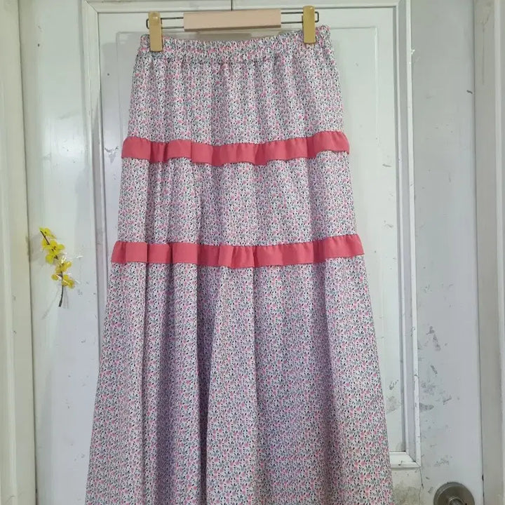 [BUNJANG] Long Skirt with Lining / 여름 안감있는. 고급스러운 롱스커트. 깨끗해요. 28까지