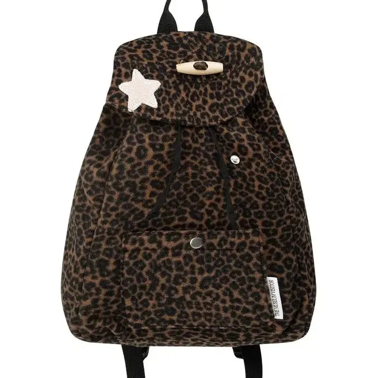 [BUNJANG] The Museum Visitor Leopard Backpack Brown Leopard Bag / (새상품)더뮤지엄비지터 레오파드 백팩 브라운 호피 가방 무신사 별 빈티지