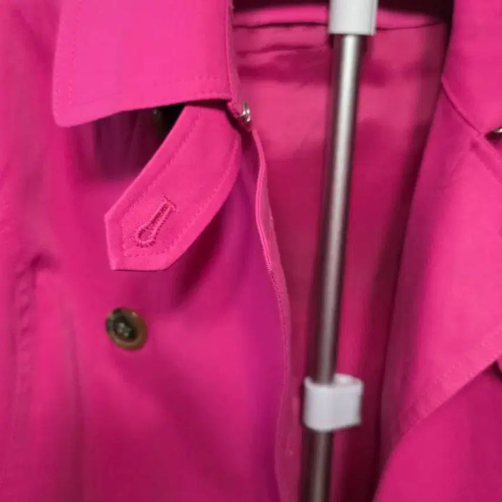 [BUNJANG] Pink Trench Coat / 핑크트렌치코트