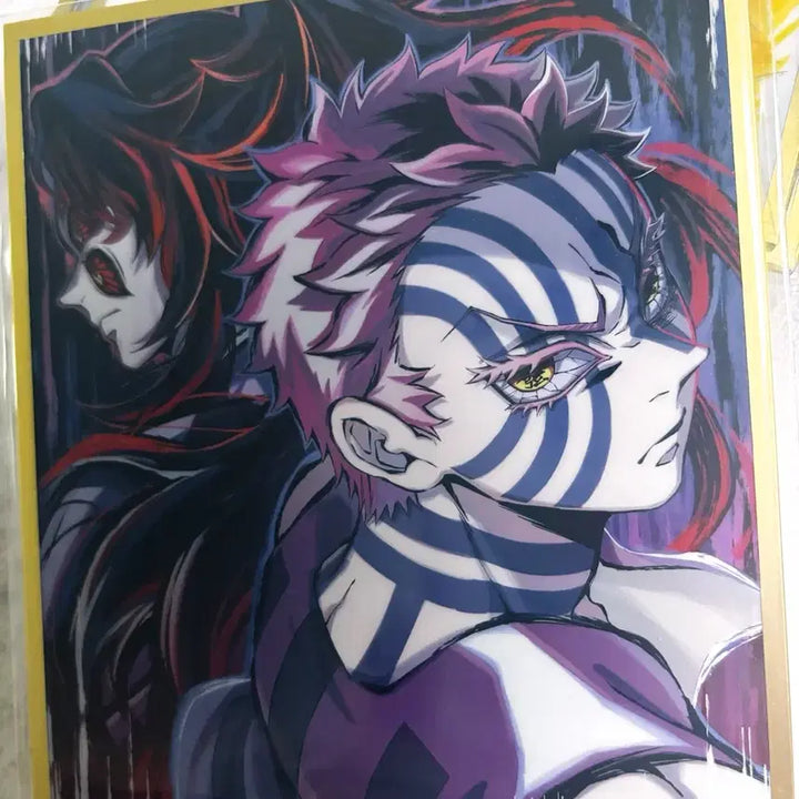 [BUNJANG] Ufotable Akaza &amp; Kokushibo Acrylic Stand / 유포테이블 웹샵쿠지 아카자 코쿠시보 아크릴쿠지 새상품