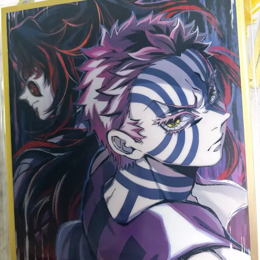 [BUNJANG] Ufotable Akaza &amp; Kokushibo Acrylic Stand / 유포테이블 웹샵쿠지 아카자 코쿠시보 아크릴쿠지 새상품