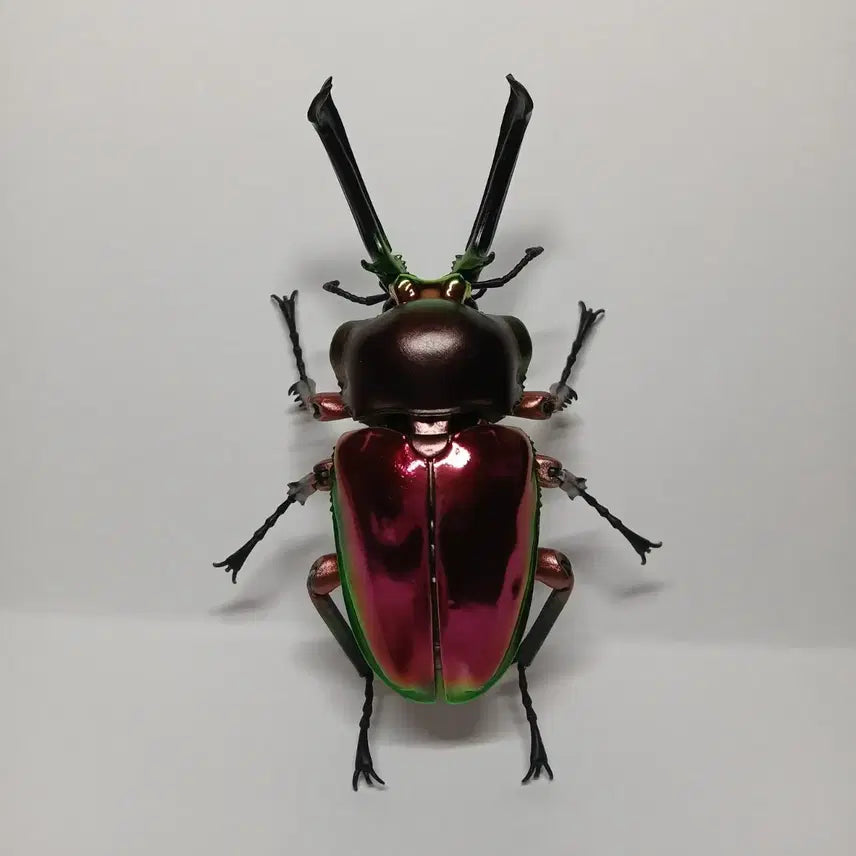 [BUNJANG] Bandai Mutuellaria Deer Beetle Figure (Red) / 반다이 생물대도감 어드밴스 뮤엘러리사슴벌레 레드