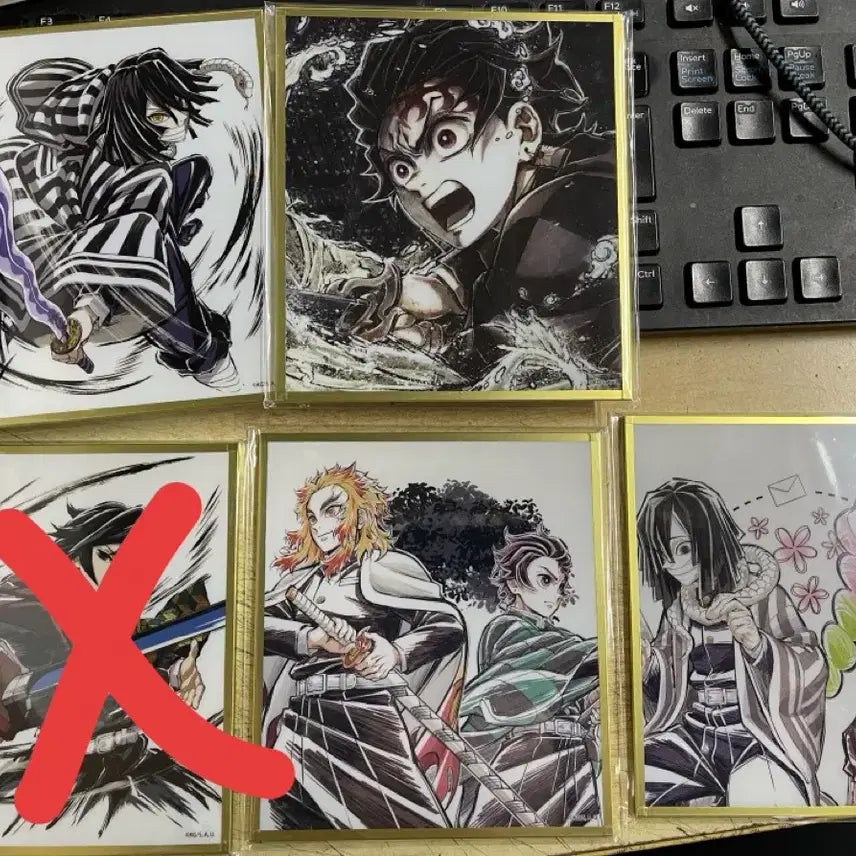 [SOLD OUT] 유포 웹샵쿠지 이구로 미츠리 아크릴색지 새상품