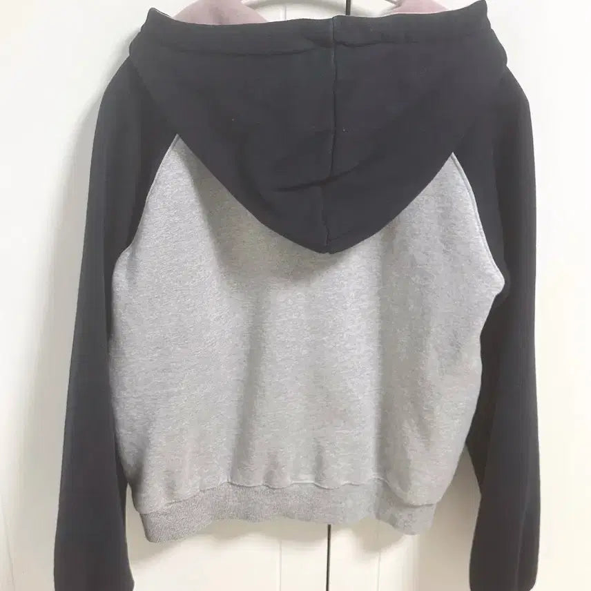 [BUNJANG] Freenda Big Patch Raglan Hood Zip-Up Gray / 프렌다 후드집업