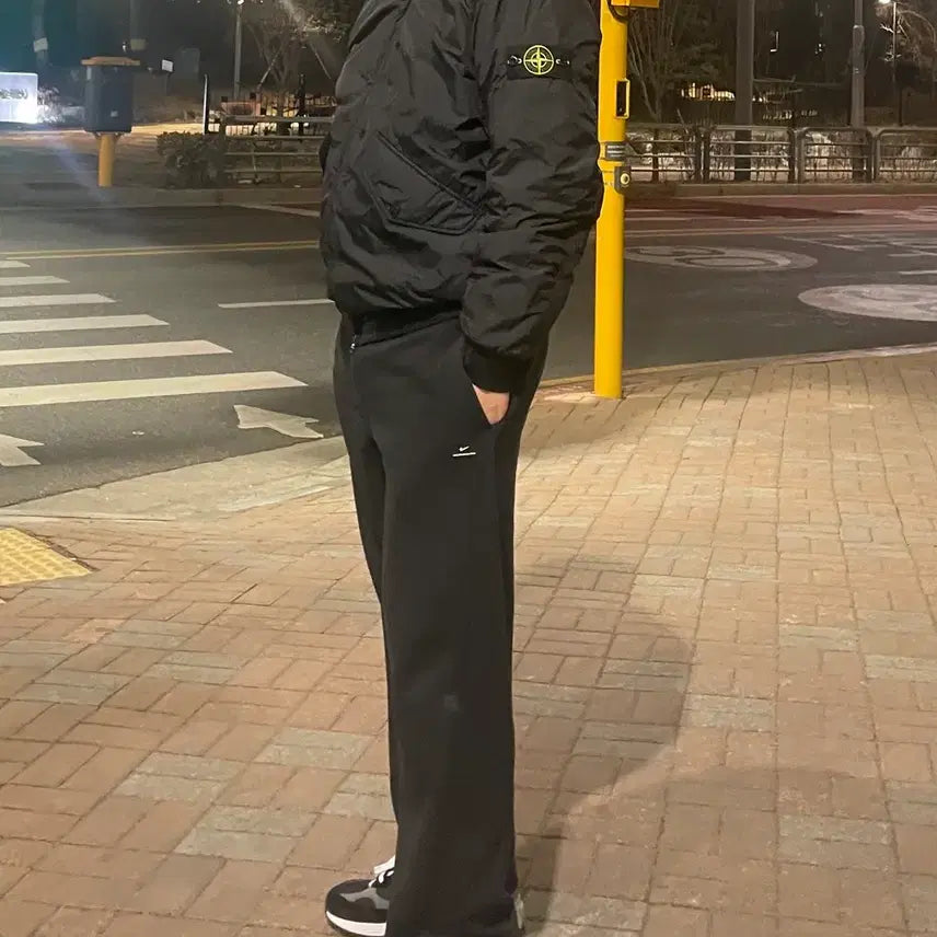 [BUNJANG] Stone Island Crinkle Reps Primaloft Bomber Jacket Black / L/스톤아일랜드 40923 크링클랩스 프리마로프트 봄버 자켓 블랙