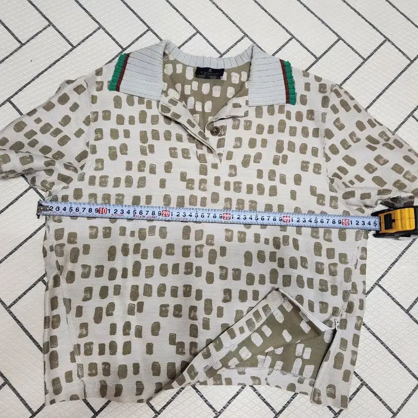[SOLD OUT] 거의새거) 랑방 패턴 반팔 카라티