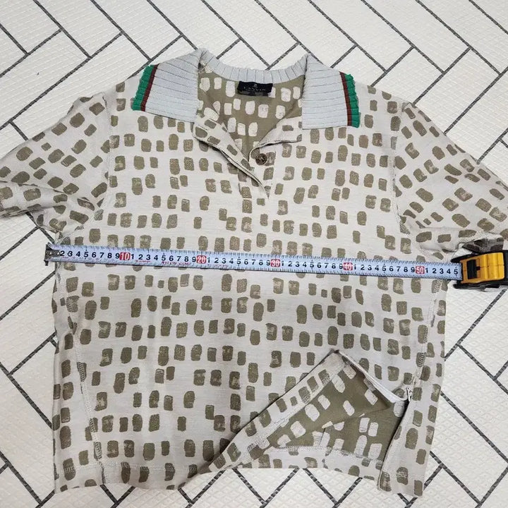 [SOLD OUT] 거의새거) 랑방 패턴 반팔 카라티