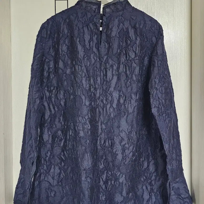 [BUNJANG] Mine Navy Blouse / 마인 네이비 블라우스