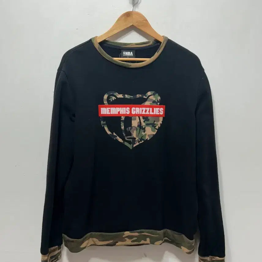 [SOLD OUT] NBA 멤피스 그리즐리스 맨투맨 블랙 L