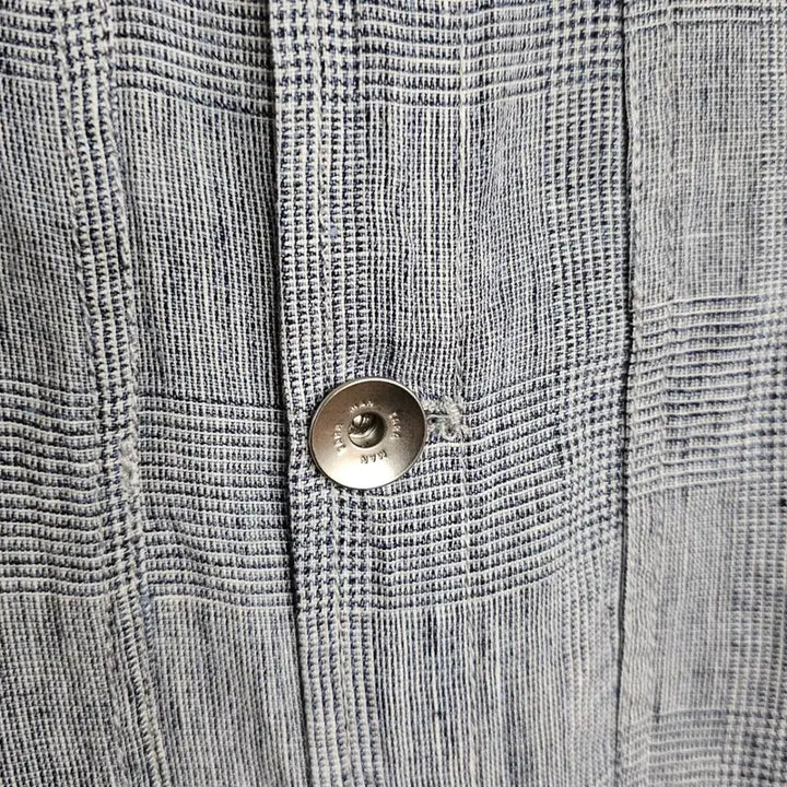 [SOLD OUT] 100[새상품] 남성 자라(ZARA) 체크 린넨 셔츠 자켓 (시원한 여름