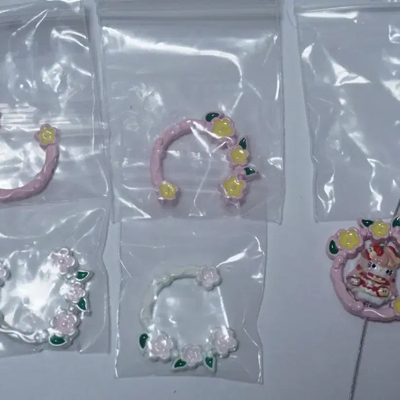 [BUNJANG] DIY Frame Metal Beads - Checkered Heart Design / DIY 프레임 메탈비즈