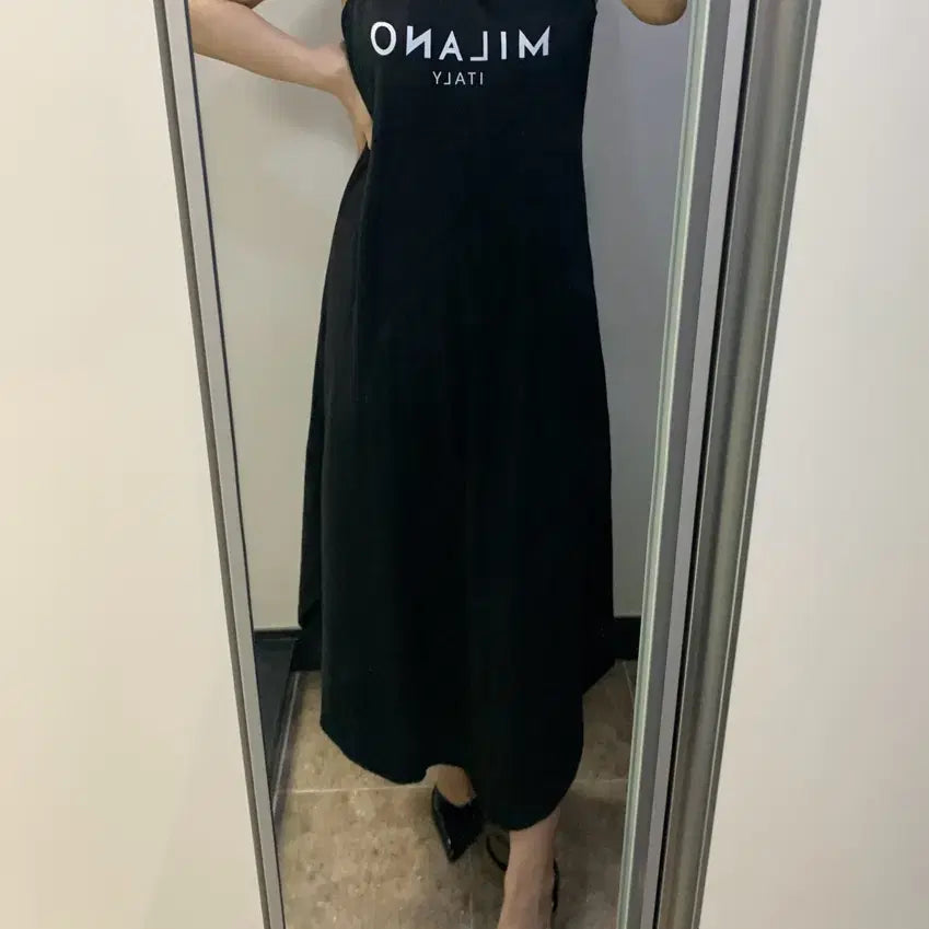 [SOLD OUT] 끈나시 원피스 뷔스티에원피스 롱원피스 옆트임원피스