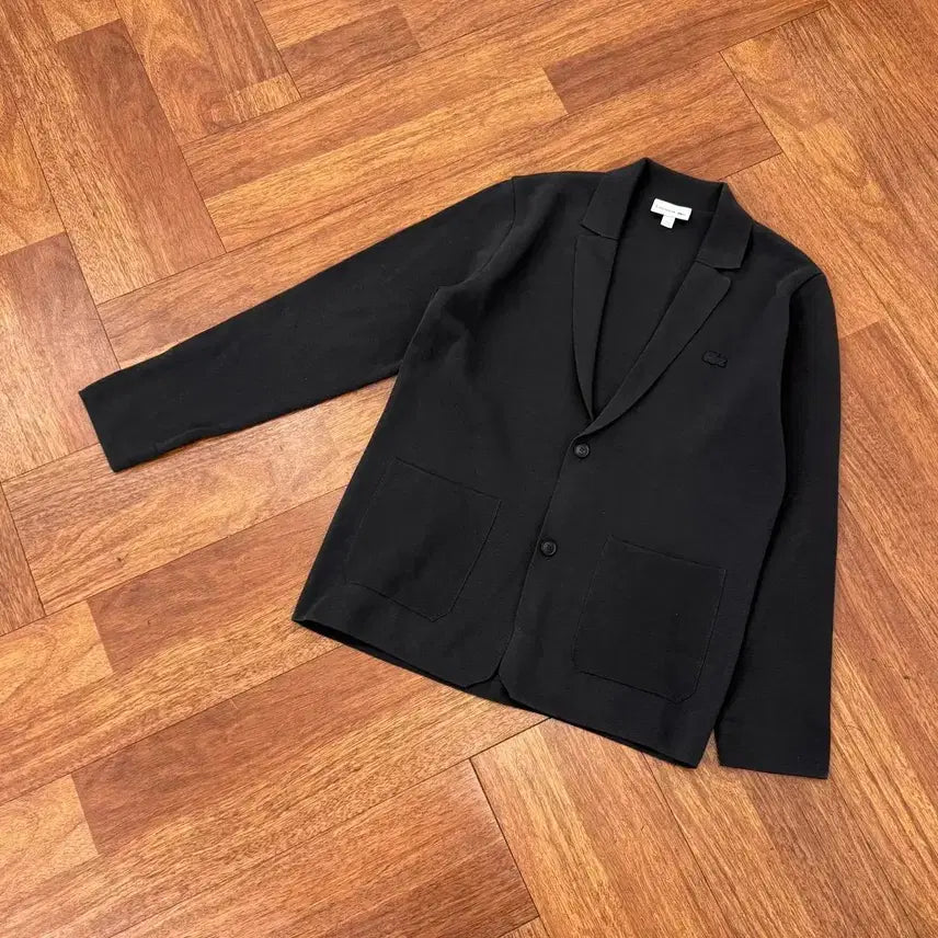 [BUNJANG] Lacoste Charcoal Jacket Button Cardigan / 95 라코스테 차콜 자켓 버튼 가디건
