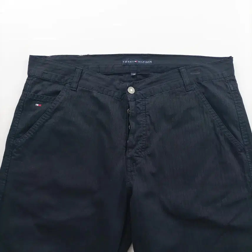 [SOLD OUT] 타미힐피거 면바지 사이즈34 일자 네이비 빈티지 남자 팬츠 B0067