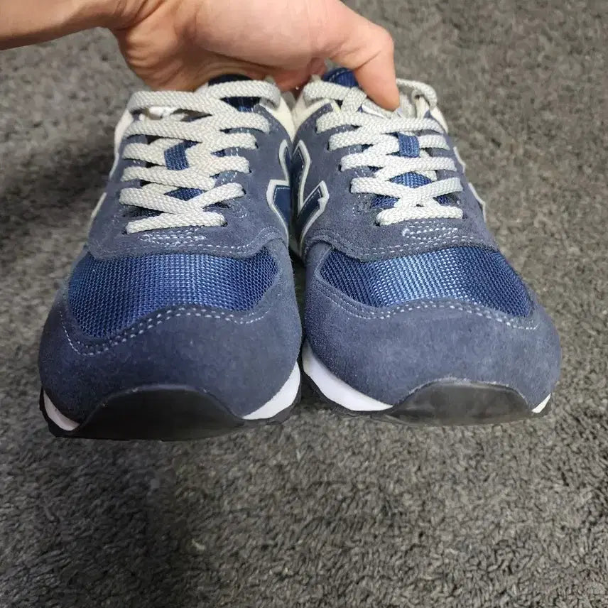 [BUNJANG] New Balance 574 Navy Sneakers / 뉴발란스 574 네이비  260사이즈