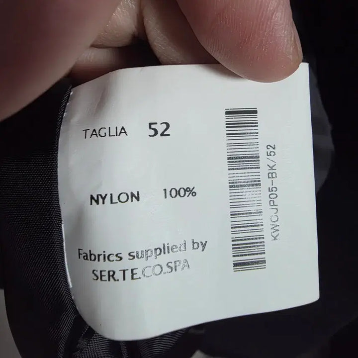 [BUNJANG] Panicale Nylon Blouson Jacket - Black (Size 52) / 파니칼레(Panicale) 이태리 나일론 블루종 자켓 블랙 (사이즈52
