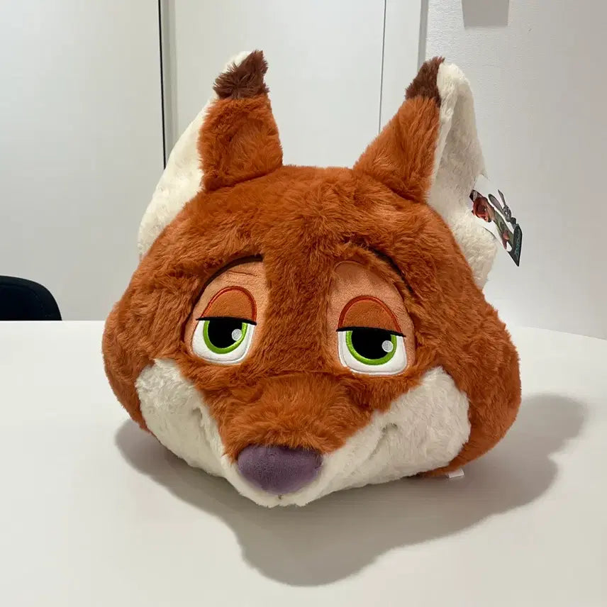 [BUNJANG] Zootopia Nick Wilde Face Large Cushion Doll / 주토피아 닉 얼굴 머리 대형 쿠션 인형