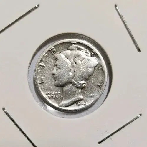 [BUNJANG] US 1943 Mercury Dime Silver Coin / (은화)미국 1943년 10센트 머큐리 다임(동전.외국주화)02