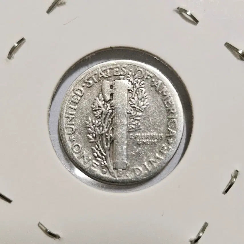 [BUNJANG] US 1943 Mercury Dime Silver Coin / (은화)미국 1943년 10센트 머큐리 다임(동전.외국주화)02