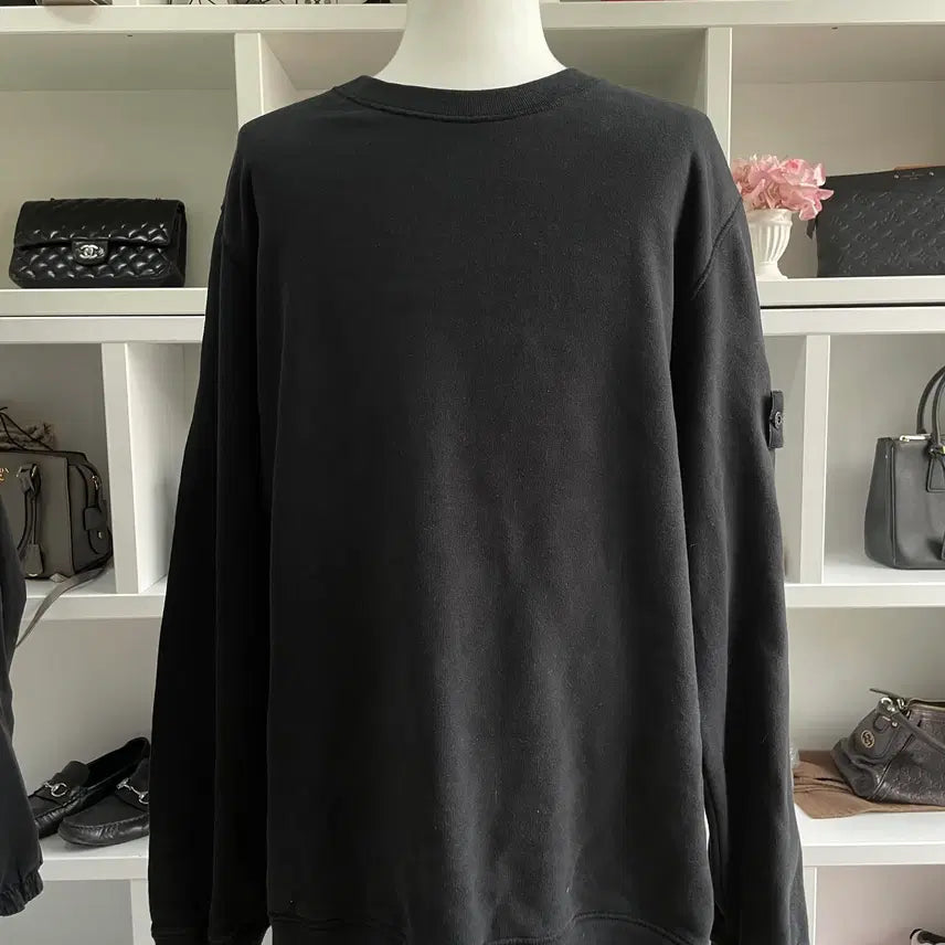 [BUNJANG] Stone Island Sweatshirt (Black) [3XL] / [새상품급, 3xl] 스톤아일랜드 블랙 맨투맨 스웻