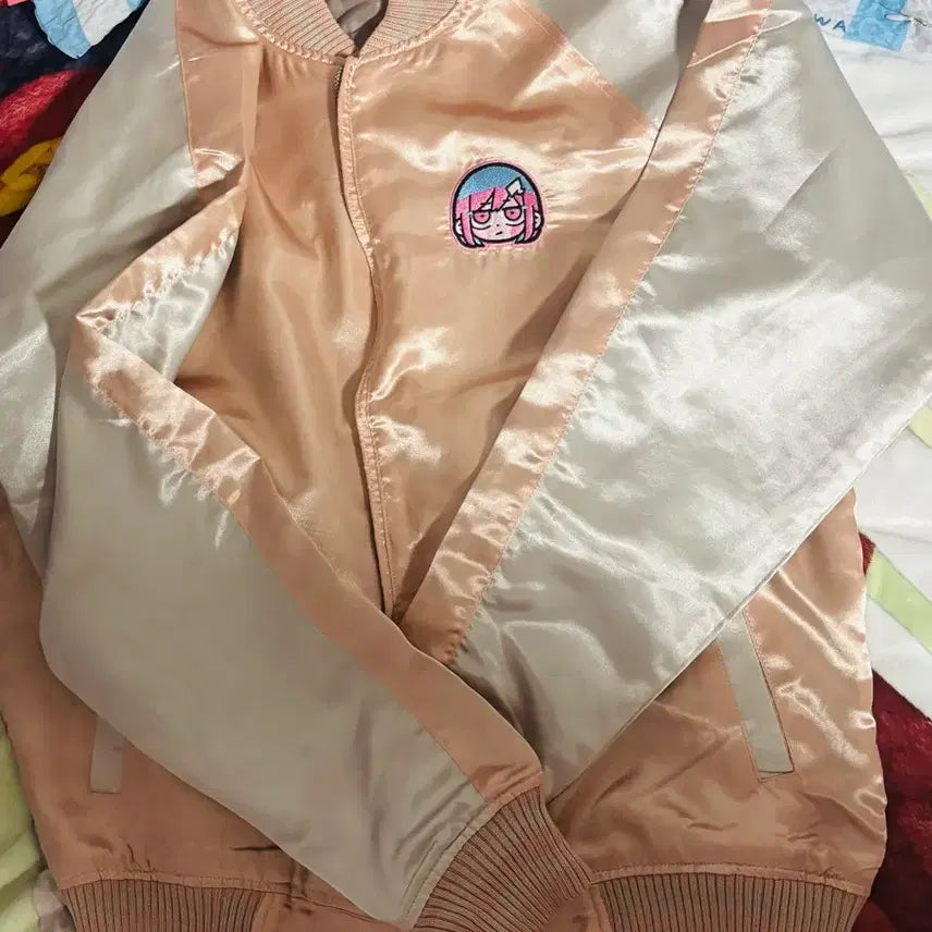[BUNJANG] Terada Tera Pink Sukajan Jacket / 테라다테라 스카쟌