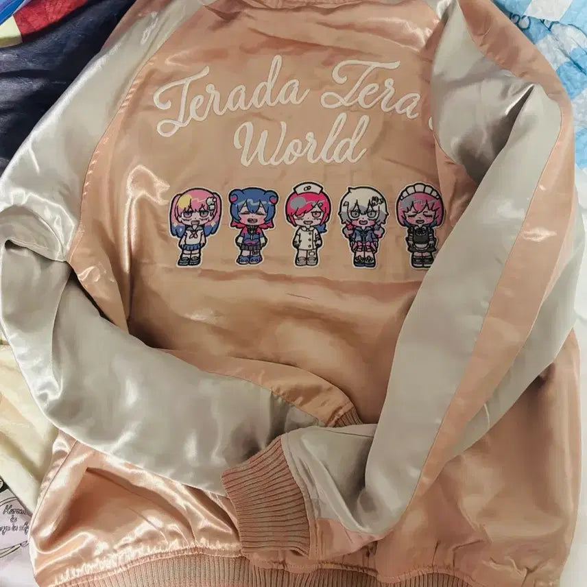 [BUNJANG] Terada Tera Pink Sukajan Jacket / 테라다테라 스카쟌