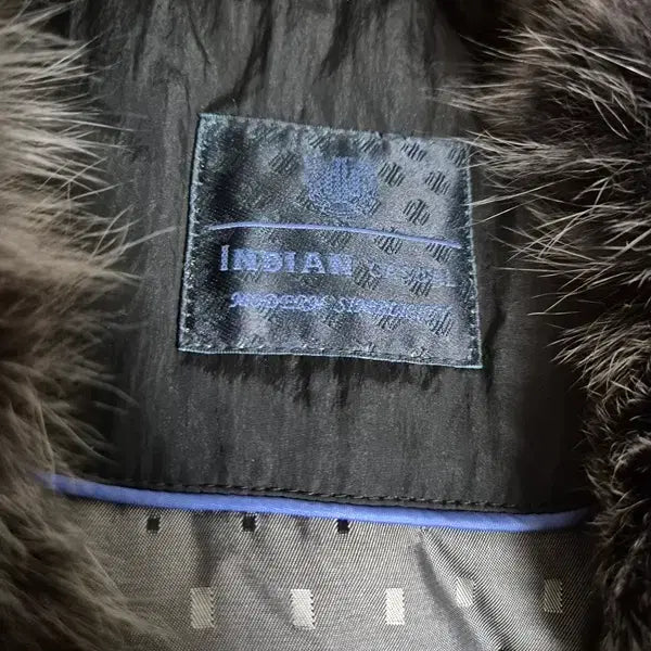 [BUNJANG] Indian Fox Fur Goose Down Padded Jacket (Size 100) / 인디안 여우털폭스퍼 거위털 정품 남자 겨울 남성집업구스다운패딩점퍼100