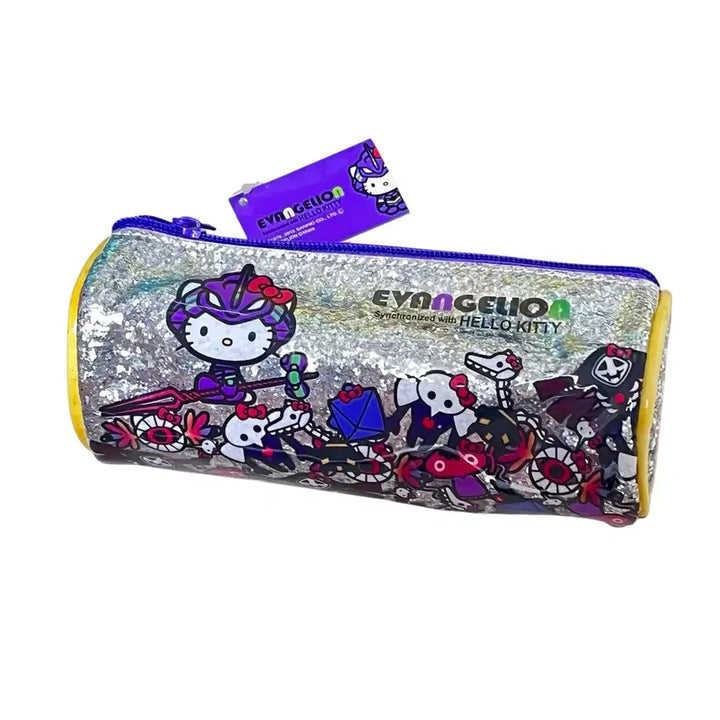 [BUNJANG] Evangelion Unit-01 Hello Kitty Collaboration Pencil Case / [고전] 에반게리온 초호기 키티 콜라보 필통 파우치