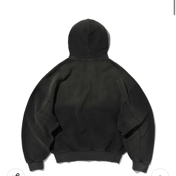 [SOLD OUT] 스웨이드 와플 후드집업 블랙