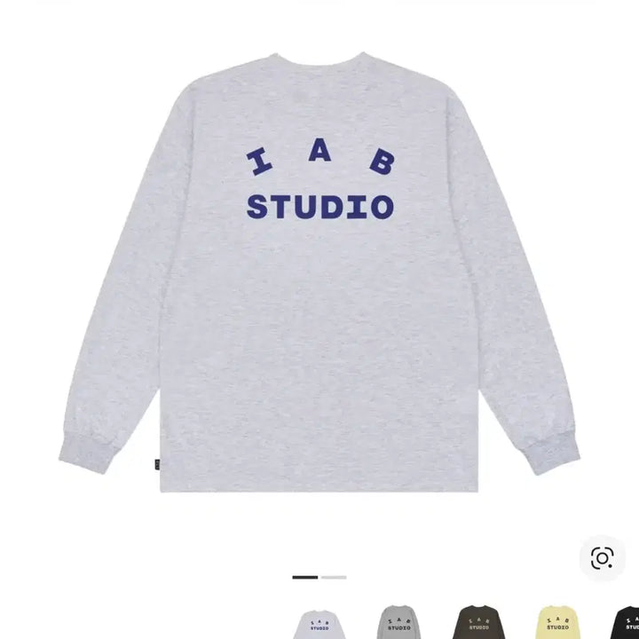 [BUNJANG] IAB Studio Long Sleeve Light Gray Shirt / 아이앱스튜디오 롱슬리브 라이트 그레이 판매