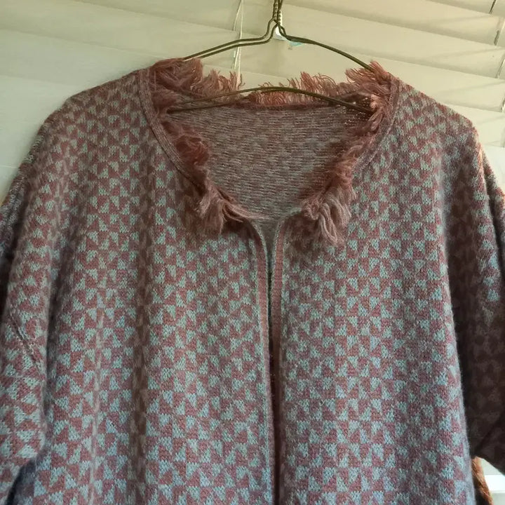 [BUNJANG] Unique Pattern Long Cardigan / 롱가디건 66~66반