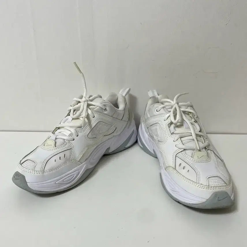 [BUNJANG] Nike M2K Techno White Sneakers / 230 나이키 M2K 테크노화이트 운동화 정품