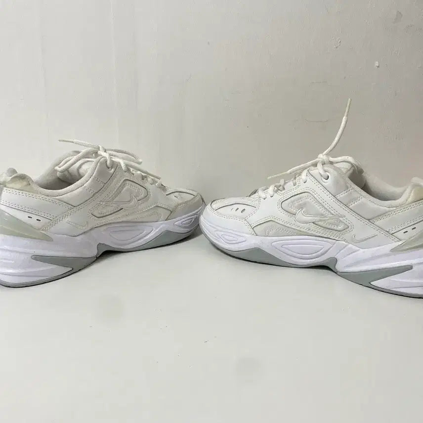 [BUNJANG] Nike M2K Techno White Sneakers / 230 나이키 M2K 테크노화이트 운동화 정품