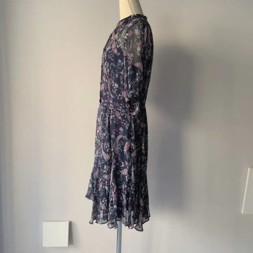 [SOLD OUT] 질스튜어트 플라워 패턴 쉬폰 미니 원피스