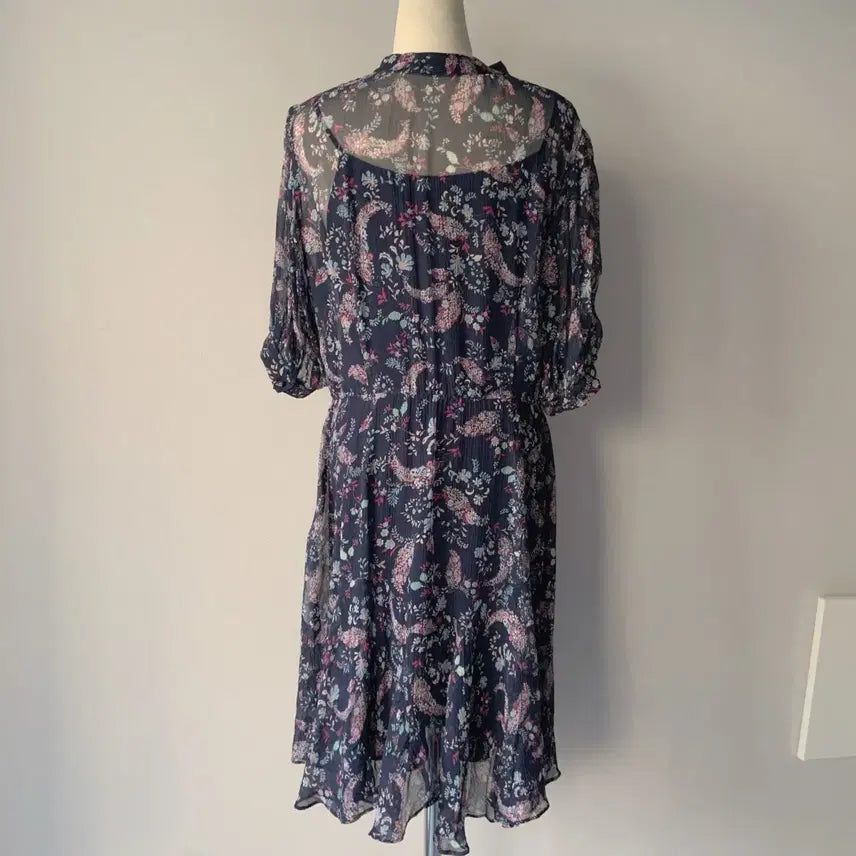 [SOLD OUT] 질스튜어트 플라워 패턴 쉬폰 미니 원피스