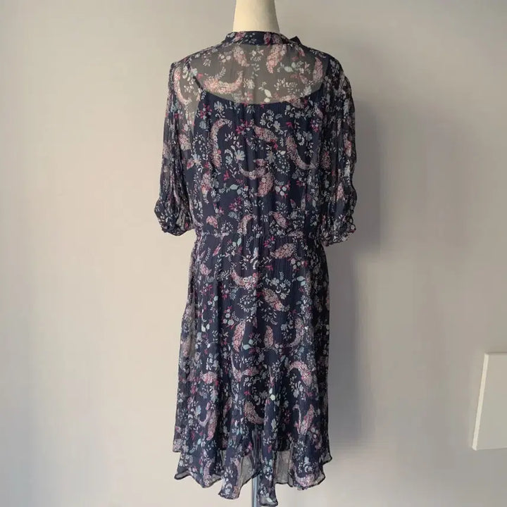 [SOLD OUT] 질스튜어트 플라워 패턴 쉬폰 미니 원피스