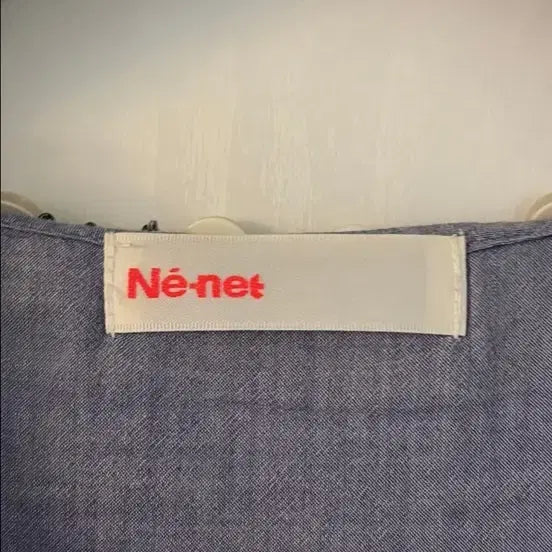 [SOLD OUT] Ne net  블루 큐빅 카라 블라우스 44,55