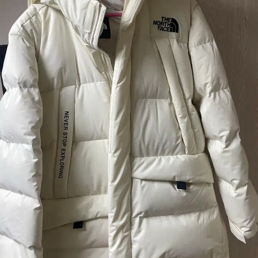 [BUNJANG] The North Face Cream Padded Jacket / 노스페이스 크림 패딩