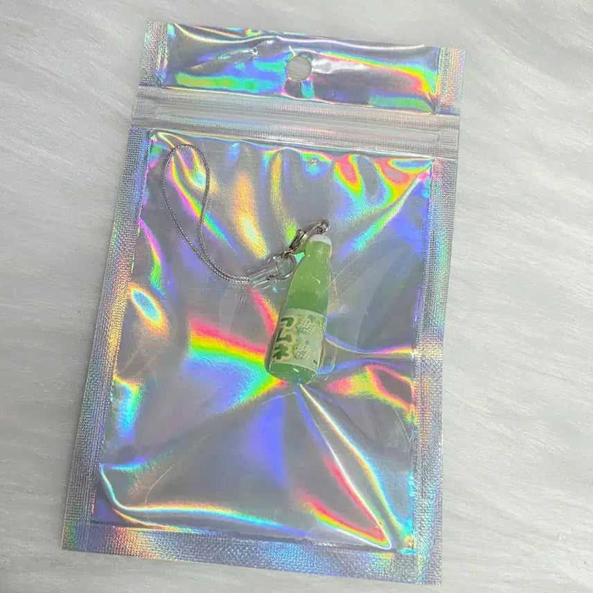 [BUNJANG] Melon Soda Ramune Miniature Keyring / 메론소다 라무네 음료수 미니어처 키링