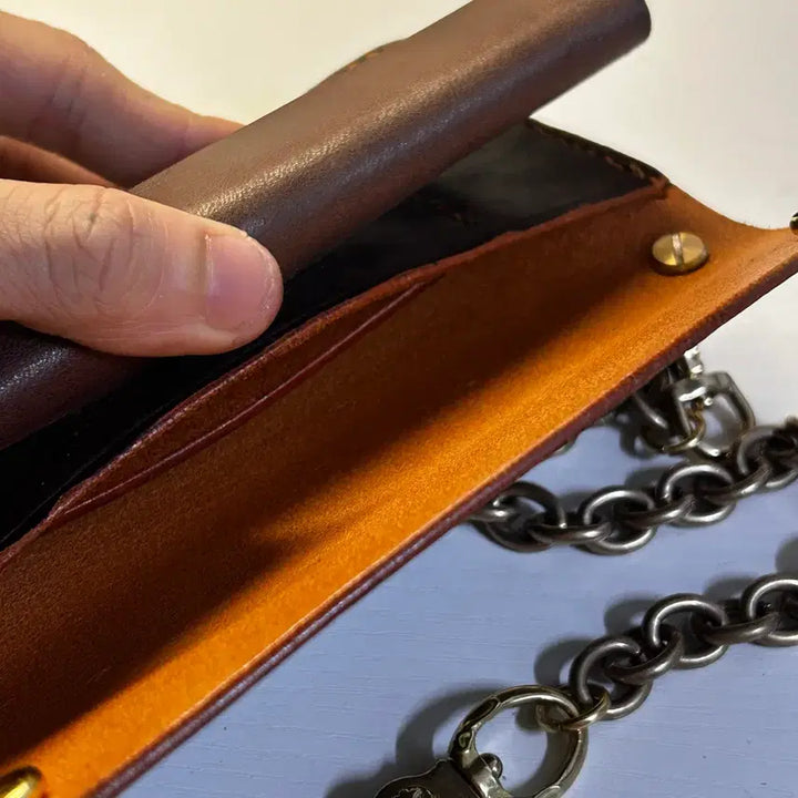 [BUNJANG] Chasim Brown Trucker Wallet / [새제품] 황동 차심 브라운 트러커월렛