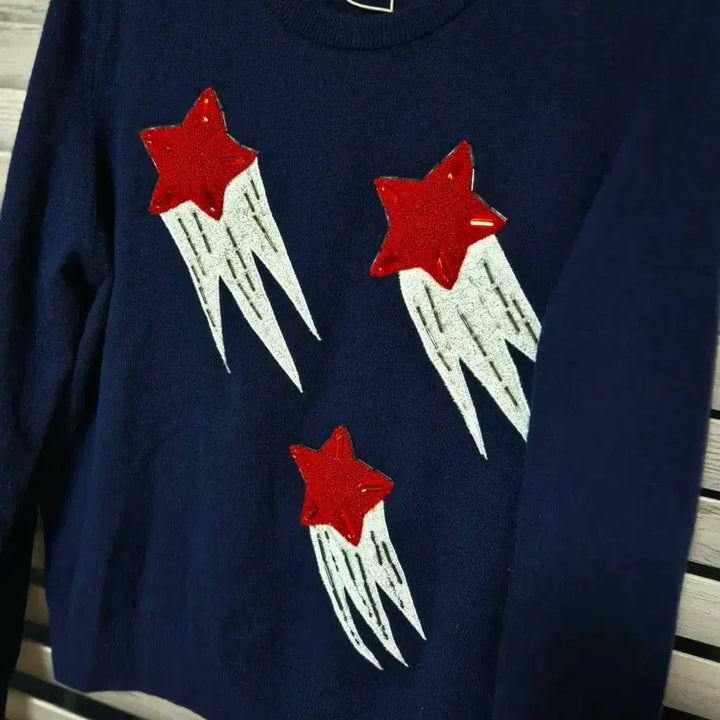 [BUNJANG] Juicy Judy Navy Knit Sweater / 쥬시쥬디네이비니트