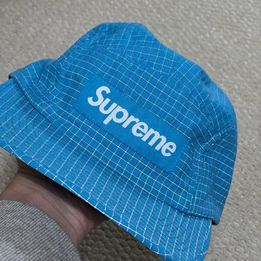 [BUNJANG] Supreme Ripstop Camp Cap (Blue) / supreme모자