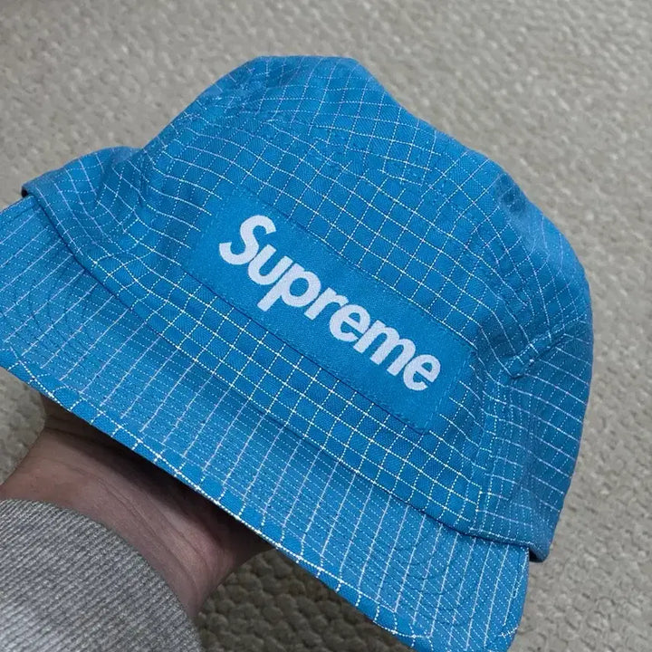 [BUNJANG] Supreme Ripstop Camp Cap (Blue) / supreme모자
