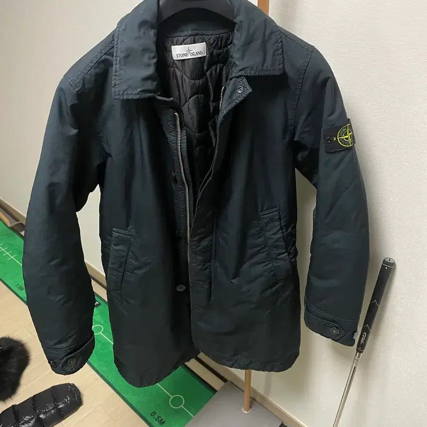 [SOLD OUT] 스톤아일랜드 블랙 코트자켓