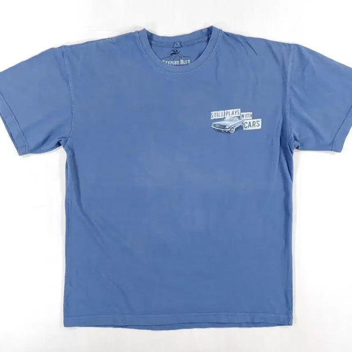 [BUNJANG] Newport Blue Ford Mustang Graphic Tee / 뉴포트블루 포드 머스탱 반팔 티셔츠 L