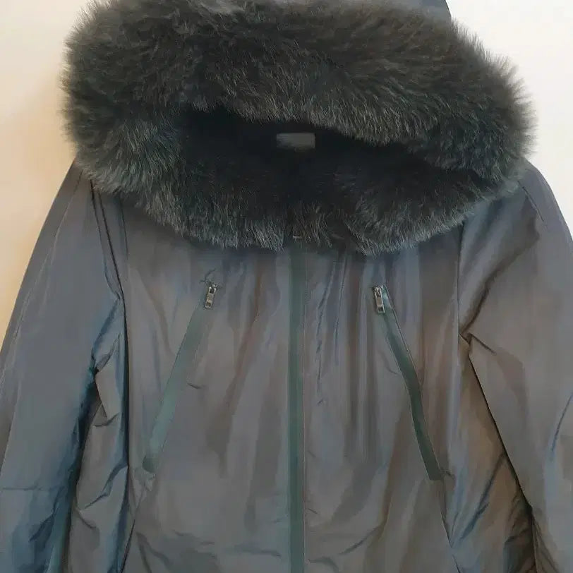 [BUNJANG] BCBG Fox Fur Long Down Jacket / BCBG  폭스퍼 롱패딩점퍼 85-94-155