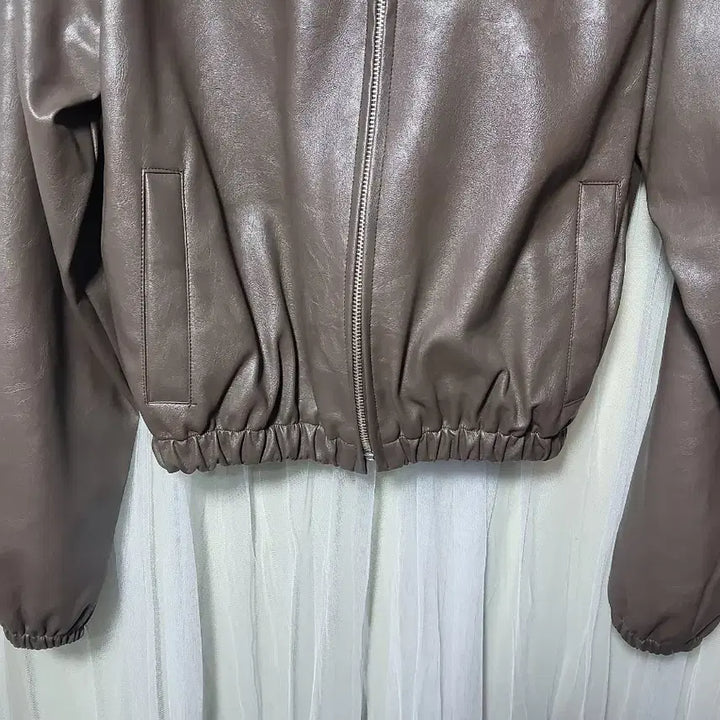 [BUNJANG] COQUET Brown Leather Jacket / 코케트 COQUET 브라운 레더 자켓