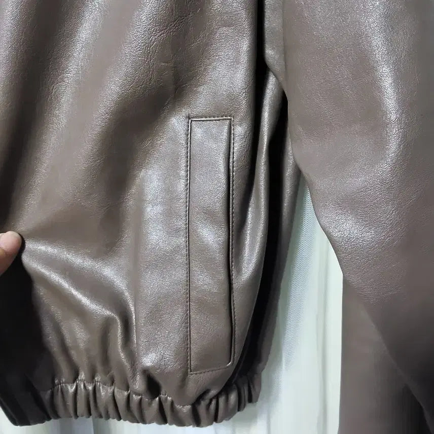 [BUNJANG] COQUET Brown Leather Jacket / 코케트 COQUET 브라운 레더 자켓