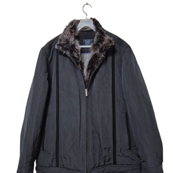 [BUNJANG] Indian Fox Fur Goose Down Padded Jacket / 인디안 여우털폭스퍼 거위털 정품 남자 겨울 남성집업구스다운패딩점퍼100