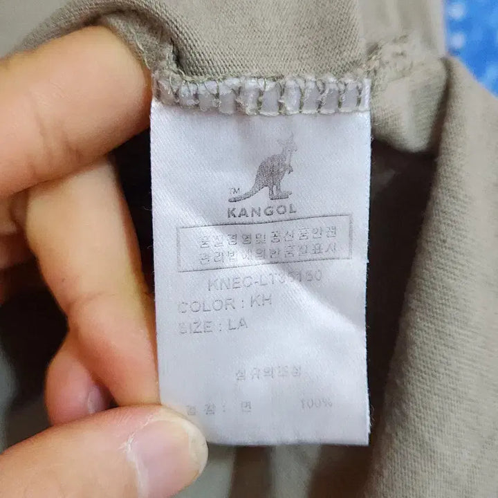 [BUNJANG] [KANGOL] 남성 캉골 베이지 카키 롱슬리브 L / [KANGOL] 남성 캉골 베이지 카키 롱슬리브 L